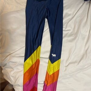 Gold sheep  Colorful Chevron Leggings